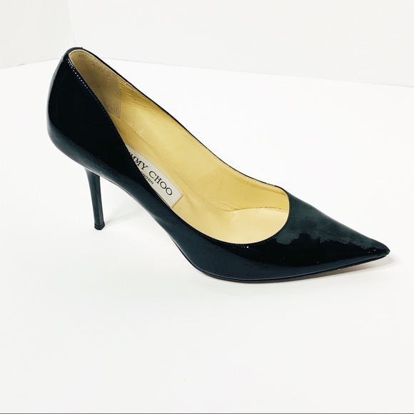 Jimmy Choo Shoes - Jimmy Choo Romy 85mm Patent Leather Pumps